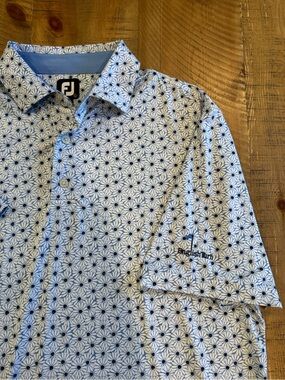 FJ Short Sleeve Golf Polo English Turn Golf Course